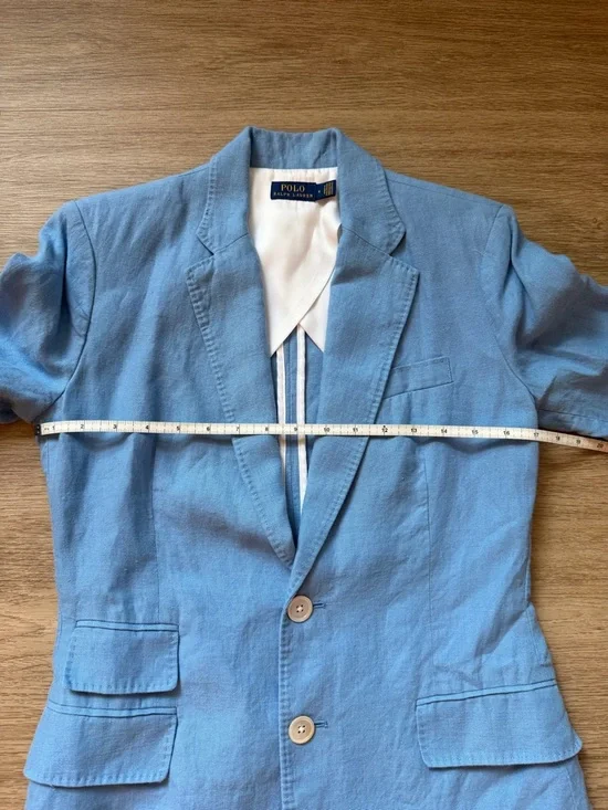 Polo Ralph Lauren 100% linen single-breasted blazer - Picture 3 of 13